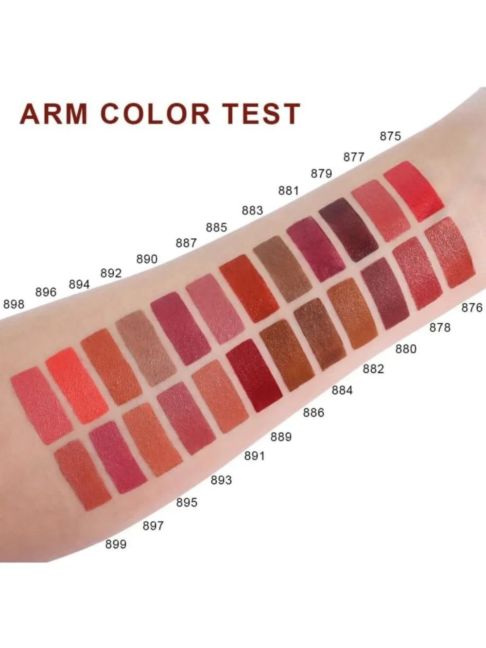 High Pigment Matte Velvet Lipstick - Long Lasting, Waterproof, Vegan